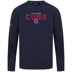 Chicago Cubs Levelwear Mandate Carve Tri-Blend Sweatshirt - Navy Sweatshirts