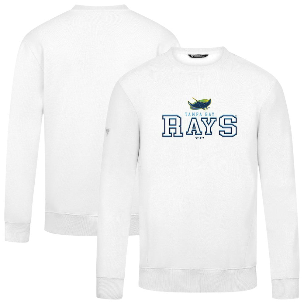Tampa Bay Rays Levelwear Zane Journey Sweatshirt - White Sweatshirts