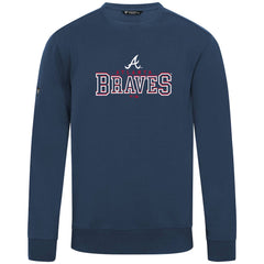 Atlanta Braves Levelwear Zane Journey Sweatshirt - Navy Sweatshirts