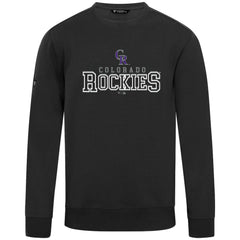 Colorado Rockies Levelwear Zane Journey Sweatshirt - Black Sweatshirts