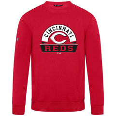 Cincinnati Reds Levelwear Zane Banner Arch Sweatshirt - Red Sweatshirts