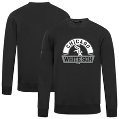 Chicago White Sox Levelwear Zane Banner Arch Sweatshirt - Black Sweatshirts
