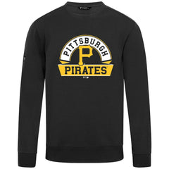 Pittsburgh Pirates Levelwear Zane Banner Arch Sweatshirt - Black Sweatshirts