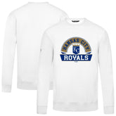 Kansas City Royals Levelwear Zane Banner Arch Sweatshirt - White Sweatshirts