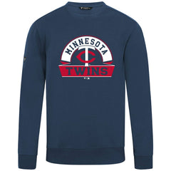 Minnesota Twins Levelwear Zane Banner Arch Sweatshirt - Navy Sweatshirts