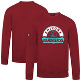 Arizona Diamondbacks Levelwear Zane Banner Arch Sweatshirt - Red Sweatshirts