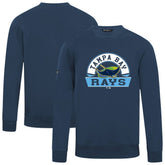 Tampa Bay Rays Levelwear Zane Banner Arch Sweatshirt - Navy Sweatshirts