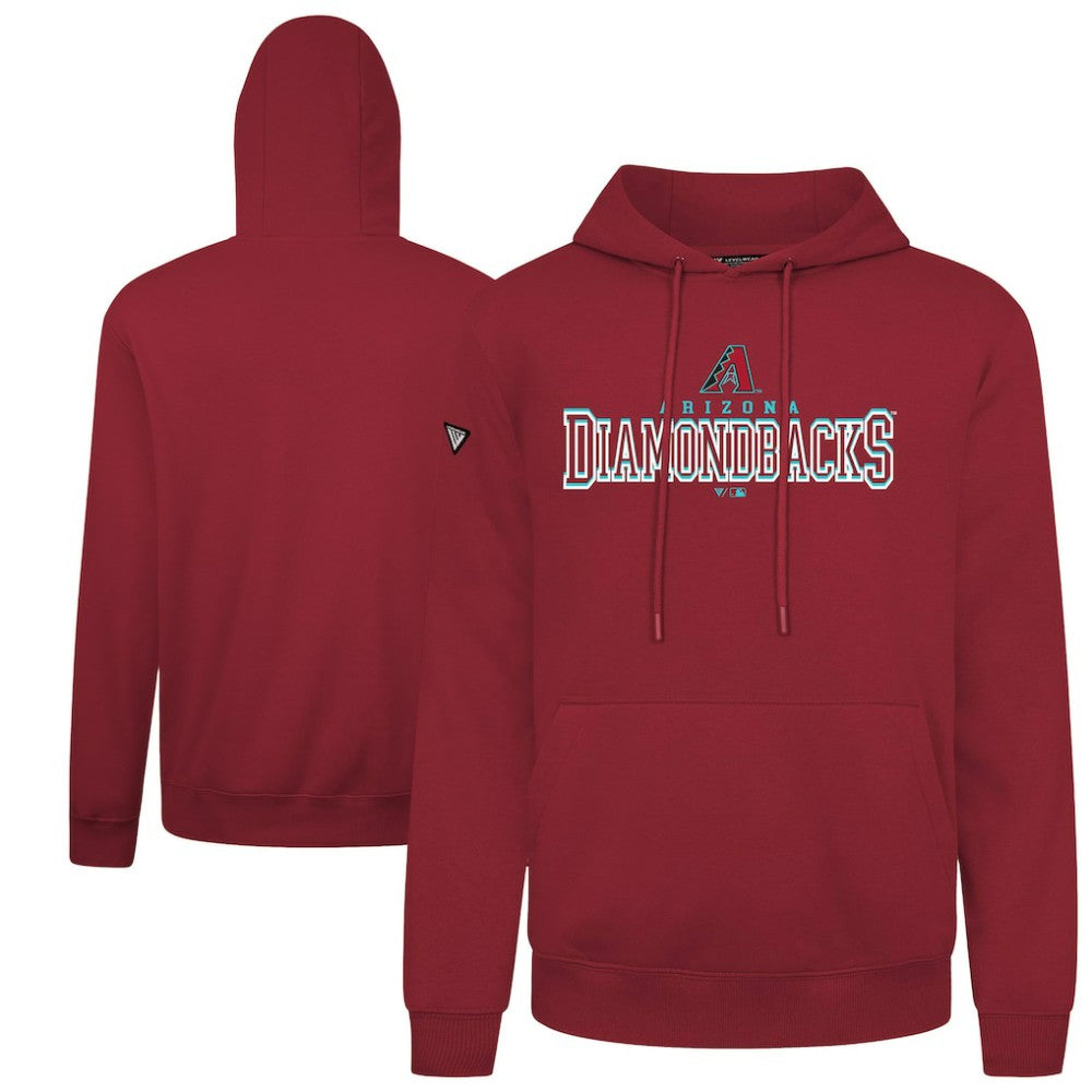 Arizona Diamondbacks Levelwear Podium Journey Hoodie - Red Hoodies