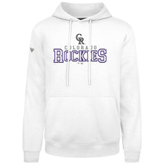 Colorado Rockies Levelwear Podium Journey Hoodie - White Hoodies