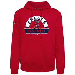 Los Angeles Angels Levelwear Podium Banner Arch Hoodie - Red Hoodies