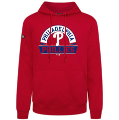 Philadelphia Phillies Levelwear Podium Banner Arch Hoodie - Red Hoodies