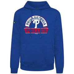 Philadelphia Phillies Levelwear Podium Banner Arch Hoodie - Royal Hoodies