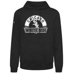 Chicago White Sox Levelwear Podium Banner Arch Hoodie - Black Hoodies
