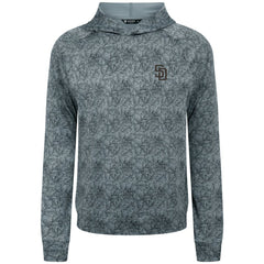San Diego Padres Levelwear Albatross Raglan Hoodie - Gray Hoodies
