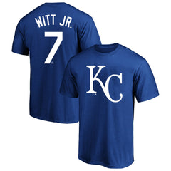 Bobby Witt Jr. Kansas City Royals Fanatics Big & Tall Player Name & Number T-Shirt - Royal T-shirts