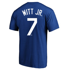Bobby Witt Jr. Kansas City Royals Fanatics Big & Tall Player Name & Number T-Shirt - Royal T-shirts