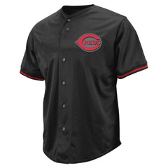 MLB Elly De La Cruz Cincinnati Reds Profile Big & Tall Pop Fashion Jersey - Black
