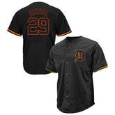 MLB Tarik Skubal Detroit Tigers Profile Big & Tall Pop Fashion Jersey - Black