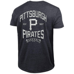 Pittsburgh Pirates Champion Vintage 3-Hit Tri-Blend T-Shirt - Black T-shirts