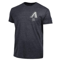 Arizona Diamondbacks Champion Vintage 3-Hit Tri-Blend T-Shirt - Black T-shirts