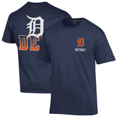 Detroit Tigers Champion Jersey T-Shirt - Navy Jerseys