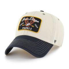 San Diego Padres '47 Keepsake Collection Clean Up Adjustable Hat - Natural/Black Hats
