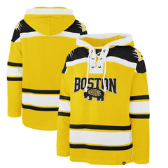NHL Boston Bruins '47 2026 NHL Stadium Series Superior Lacer Hoodie - Gold