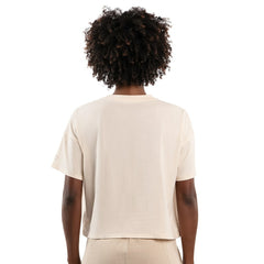 Tennessee Titans Starter Women's Rhinestone Sprinkle Boxy Cropped T-Shirt Cream