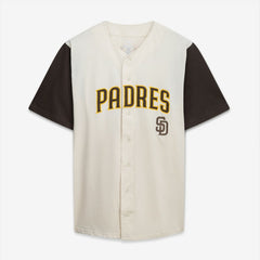 MLB San Diego Padres Profile Big & Tall Two-Color Fashion Jersey - Cream/Brown