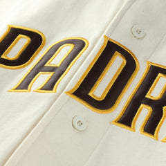 MLB San Diego Padres Profile Big & Tall Two-Color Fashion Jersey - Cream/Brown