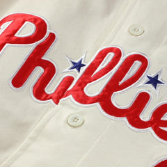 MLB Philadelphia Phillies Profile Big & Tall Two-Color Fashion Jersey - Cream/Red