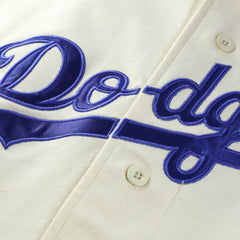 MLB Los Angeles Dodgers Profile Big & Tall Two-Color Fashion Jersey - Cream/Royal