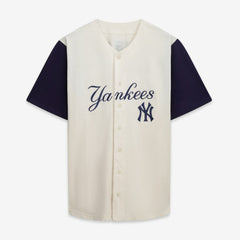 MLB New York Yankees Profile Big & Tall Two-Color Fashion Jersey - Cream/Navy