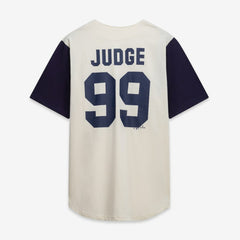 MLB New York Yankees Profile Big & Tall Two-Color Fashion Jersey - Cream/Navy