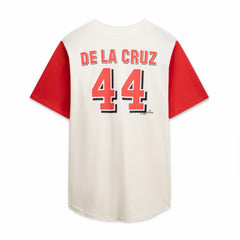 MLB Cincinnati Reds Profile Big & Tall Two-Color Fashion Jersey - Cream/Red