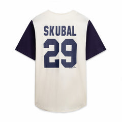 MLB Detroit Tigers Profile Big & Tall Two-Color Fashion Jersey - Cream/Navy