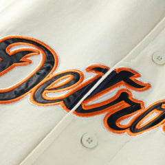 MLB Detroit Tigers Profile Big & Tall Two-Color Fashion Jersey - Cream/Navy