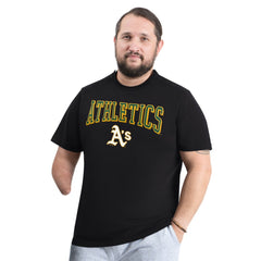 Athletics G-III Sports by Carl Banks Adaptive Classic Team Spirit T-Shirt - Black T-shirts