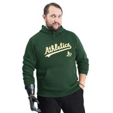 Athletics G-III Sports by Carl Banks Adaptive Lockup Fleece Hoodie - Green Hoodies