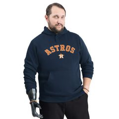 Houston Astros G-III Sports by Carl Banks Adaptive Lockup Fleece Hoodie - Navy Hoodies