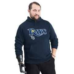 Tampa Bay Rays G-III Sports by Carl Banks Adaptive Lockup Fleece Hoodie - Navy Hoodies