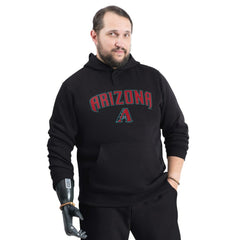 Arizona Diamondbacks G-III Sports by Carl Banks Adaptive Lockup Fleece Hoodie - Black Hoodies
