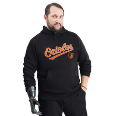 Baltimore Orioles G-III Sports by Carl Banks Adaptive Lockup Fleece Hoodie - Black Hoodies