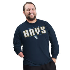 Tampa Bay Rays G-III Sports by Carl Banks Adaptive Long Sleeve T-Shirt - Navy T-shirts