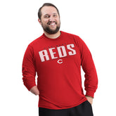 Cincinnati Reds G-III Sports by Carl Banks Adaptive Long Sleeve T-Shirt - Red T-shirts
