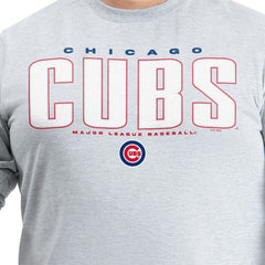 Chicago Cubs G-III Sports by Carl Banks Adaptive Long Sleeve T-Shirt - Gray T-shirts