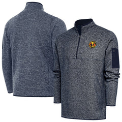 Club America Antigua Elevate Quarter-Zip Pullover Heather Navy shop