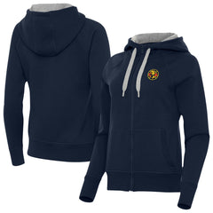 Club America Antigua Women's Takeover Full-Zip Hoodie Navy shop