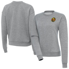 Club America Antigua Women's Takeover Pullover Sweatshirt Heather Gray