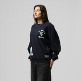 NHL Seattle Kraken Mitchell & Ness Women's Vintage Crewneck Sweatshirt - Deep Sea Blue
